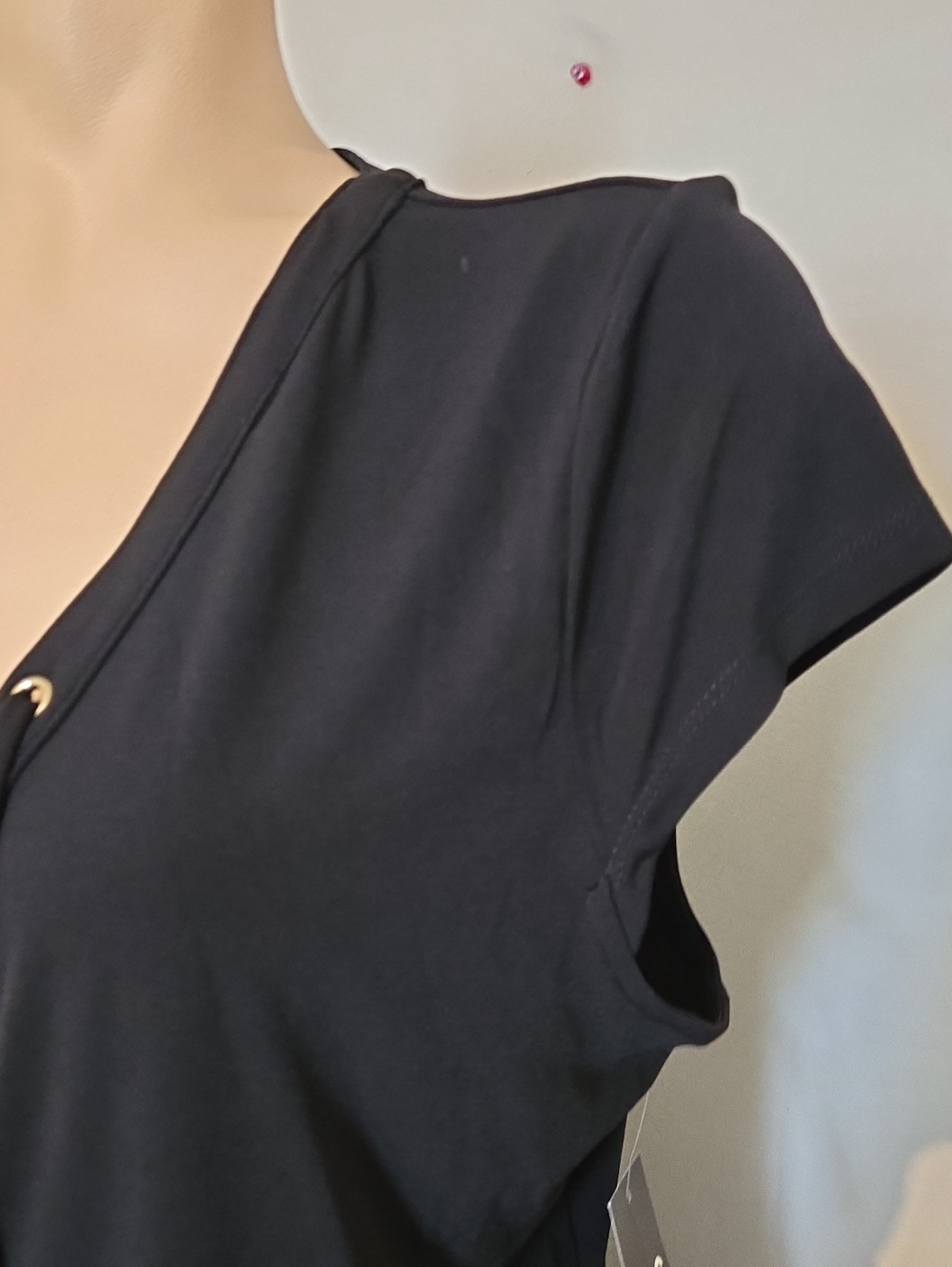 INC Lace Up front blouse, Top - Picture 4 of 5